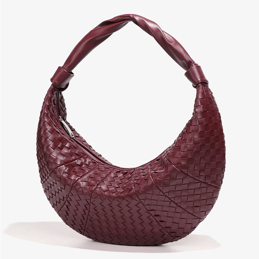 Fashion Casual Casual Hobos Women Shoulder Bag Woven Handbag
